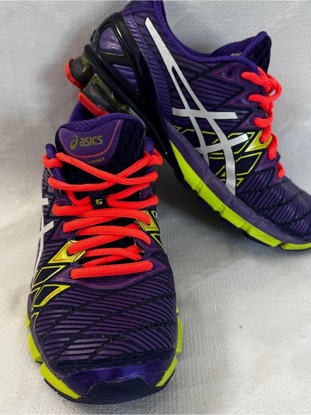 ASICS Gel-Kinsei 5 Women's Size 8 Purple Pink Running Shoes